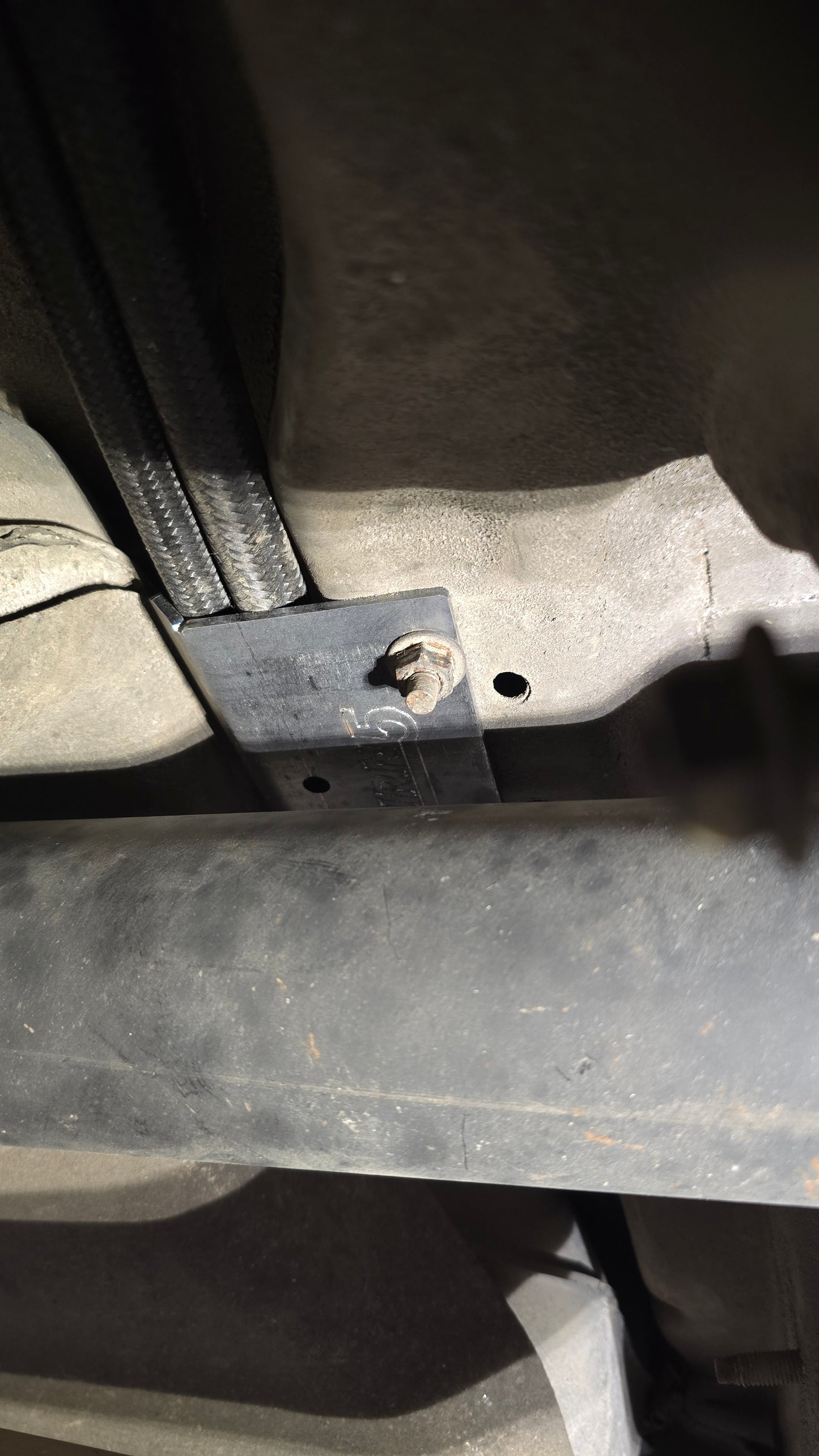 S14 AN fuel line relocation brackets