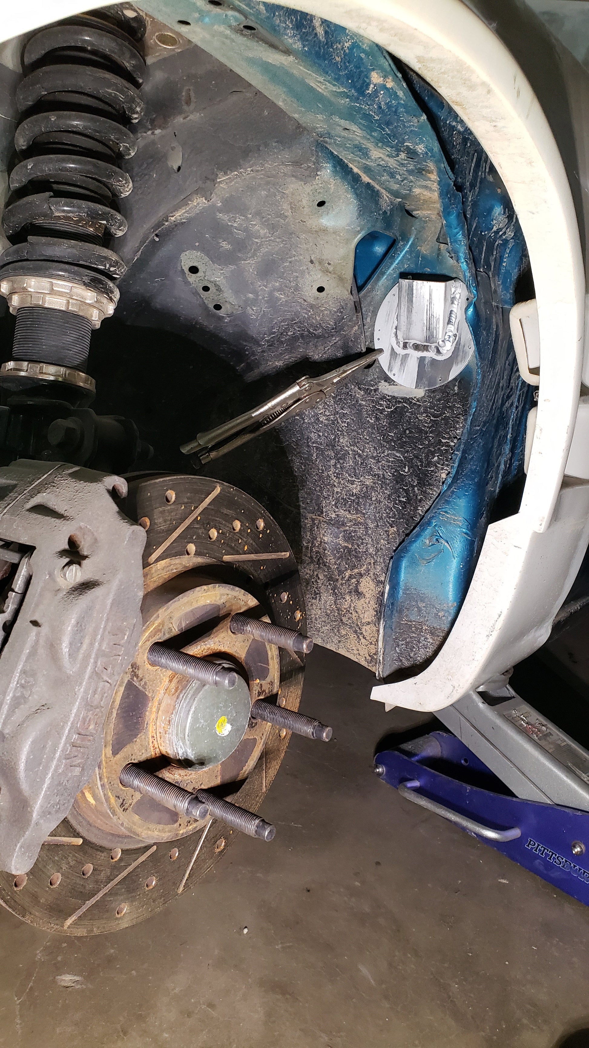 S-Chassis wheel well harness protector