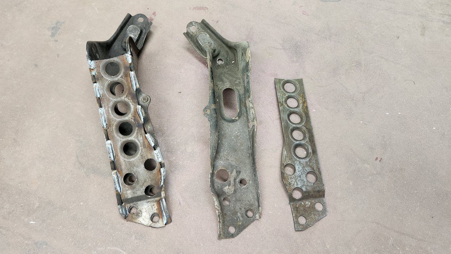 S14 tension rod bracket gussets