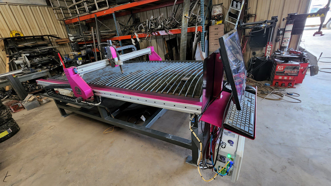 CNC plasma cutting