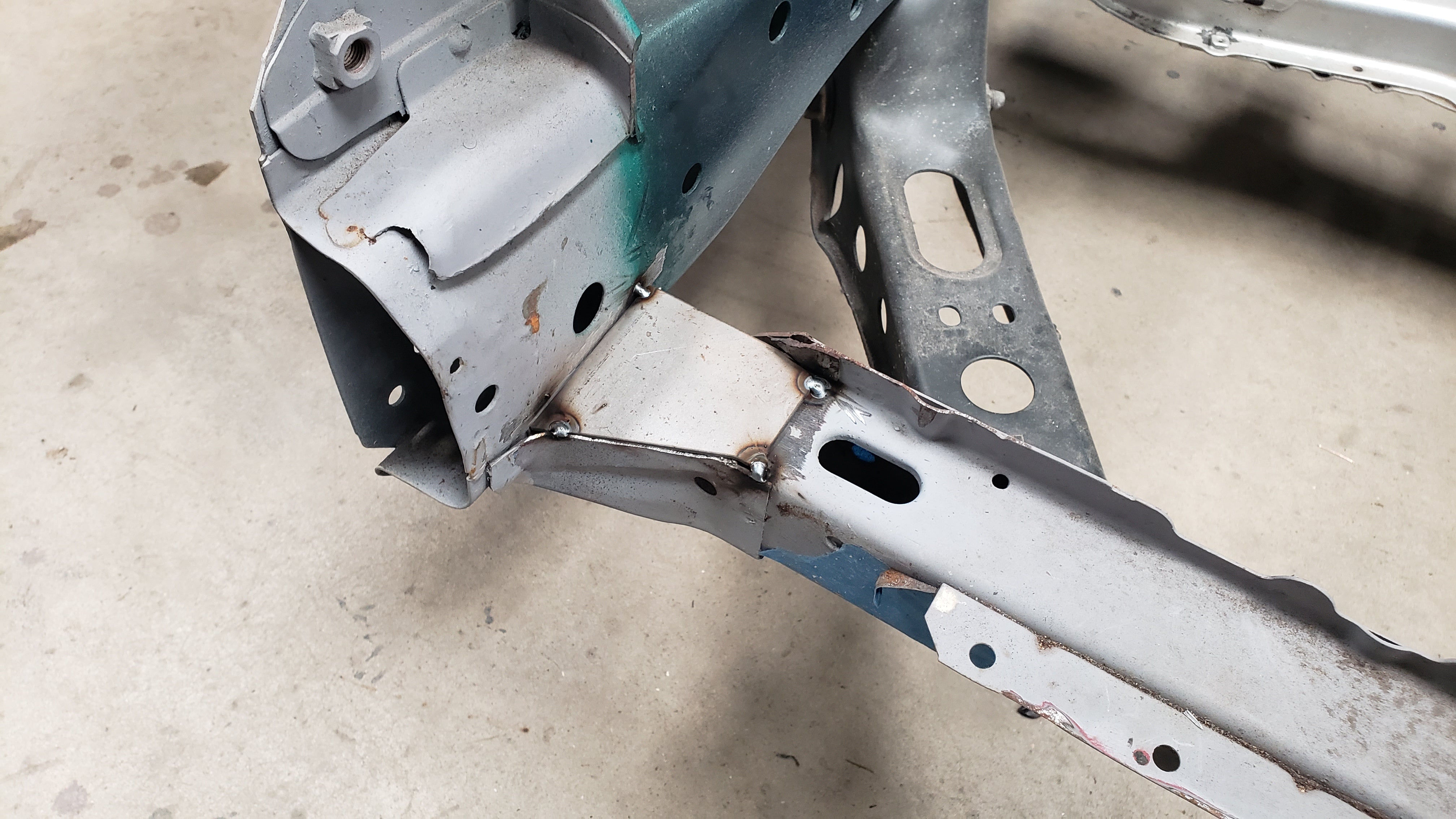 Radiator Support Reinforcement Plates – Turn 5 Fabrication
