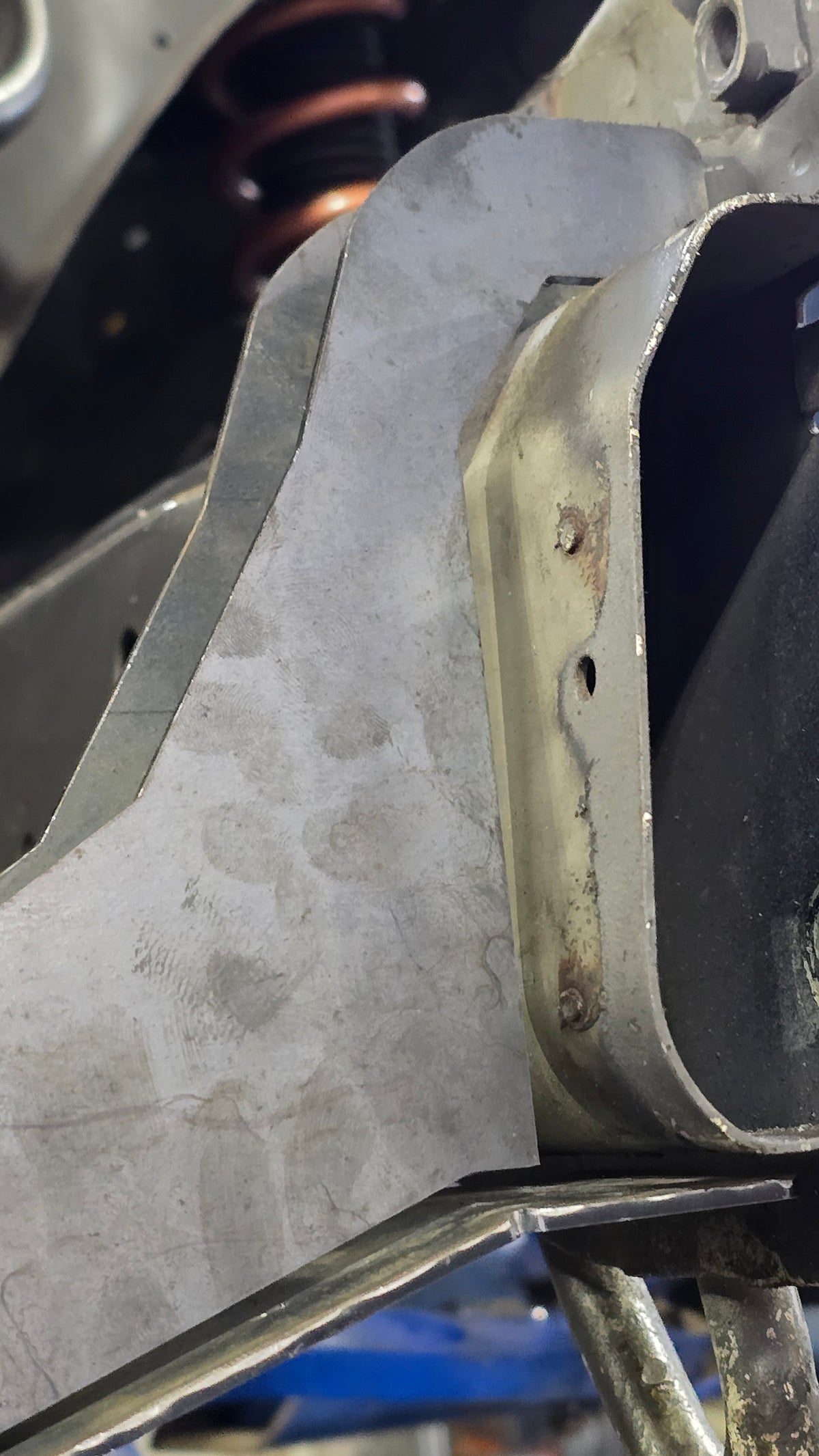 S13 Rear Mount Radiator S13/S14 lower radiator support – Turn 5 Fabrication
