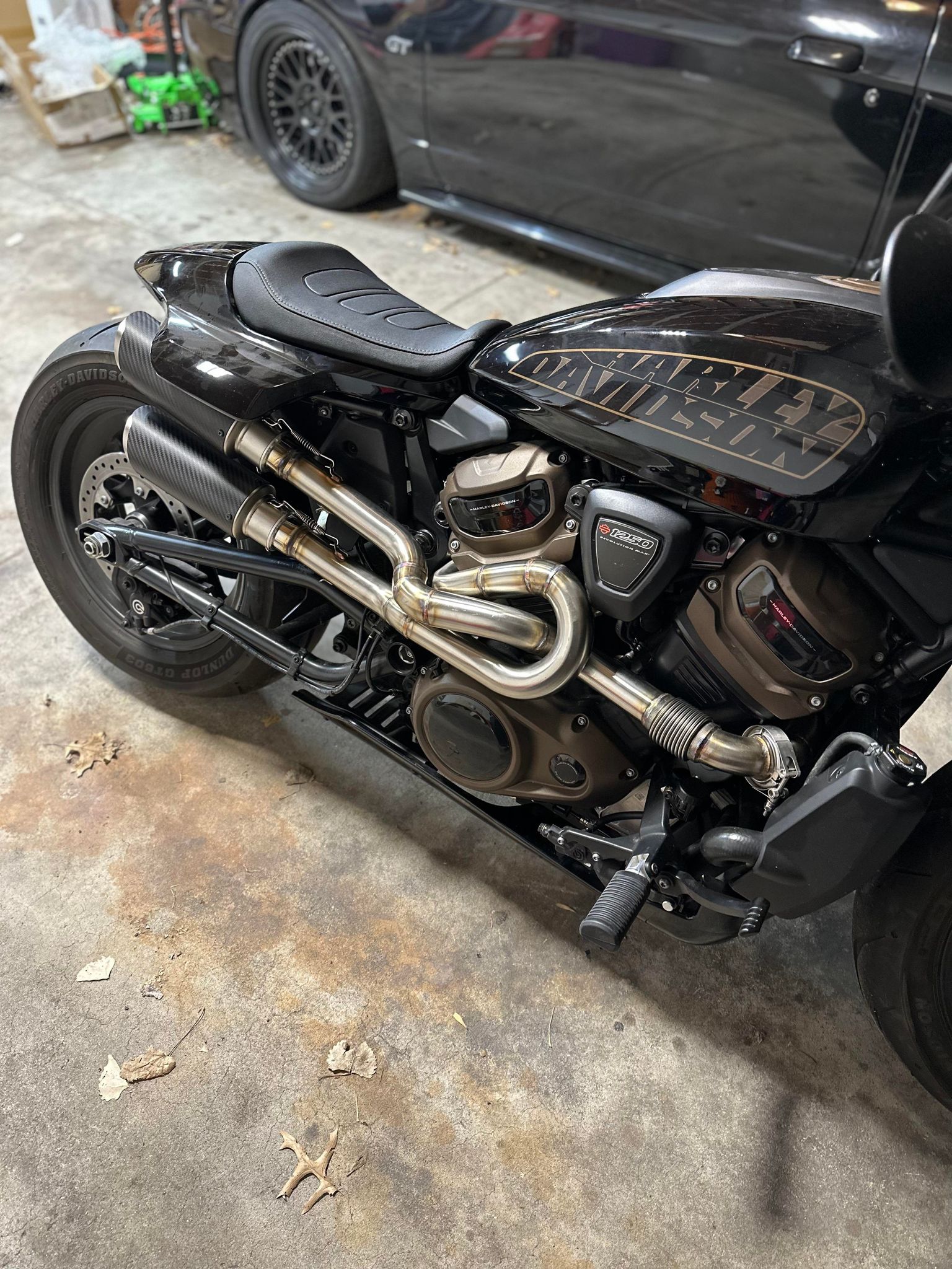 Custom on sale sportster exhaust