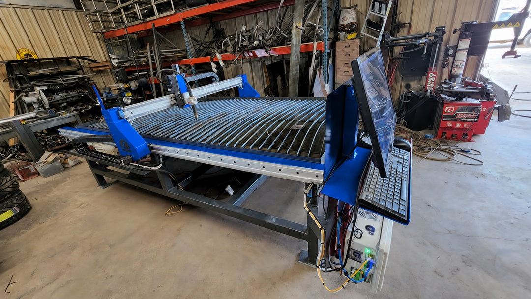 CNC plasma cutting